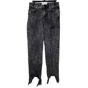 NGHTBRD Women Acid Wash High Rise Straight Leg Vintage Jeans Size 28 VoodooChild